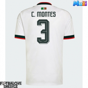 Mexiko Cesar Montes #3 Venkovní Dres MS 2026 Krátký Rukáv